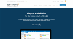 Desktop Screenshot of de.bettermarks.com